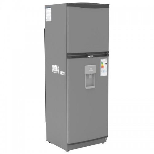 Heladera Con Freezer Bambi 2f1800pda 386 L Gris Dispenser