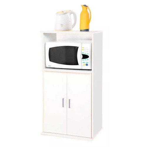 Mueble Rack Para Microondas Platinum 3046 Blanco