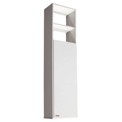 Modulo Colgante Platinum 9019 1 Puerta 4 Estantes 153 Cm Blanco