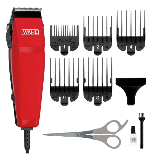 Cortadora De Pelo Y Barba Wahl Easy Cut Red 10 Piezas Cable