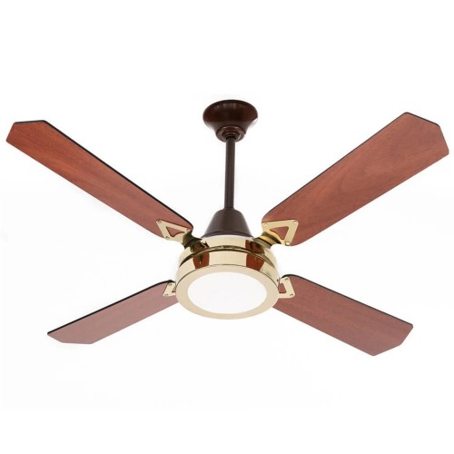 Ventilador De Techo Severbon Vtmldc Luz Led Madera Cedro/haya