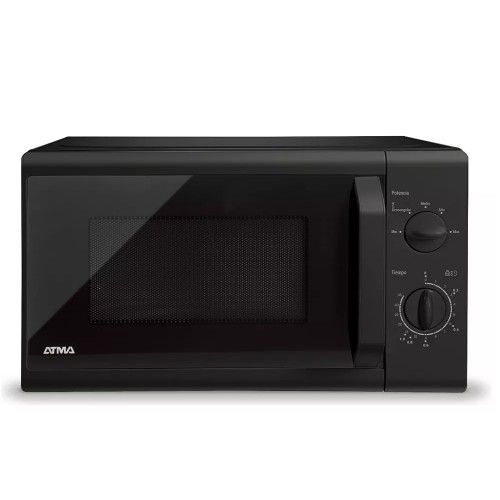 Microondas Atma Matrb20an 20 Lts Mecánico Negro