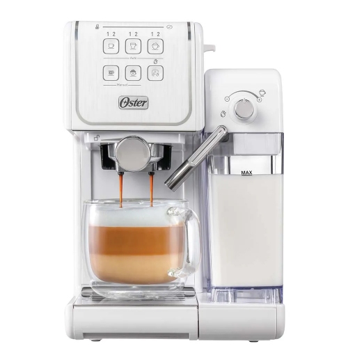 Cafetera Expreso Oster Bvstem6801 19 Bar Para Cápsulas Blanca