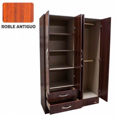 Imagen miniatura Placard Ropero Platinum Modelo 914 1.2 M Roble Antiguo