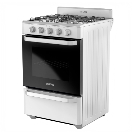 Imagen miniatura Cocina A Gas Drean Cd5602ab0 4 Hornallas Blanco