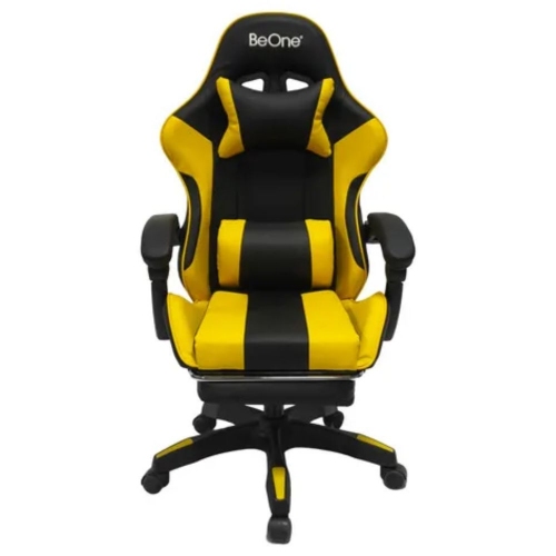 Imagen miniatura Silla Gamer Be One Gcshkyi Apoyabrazos Negro/amarillo