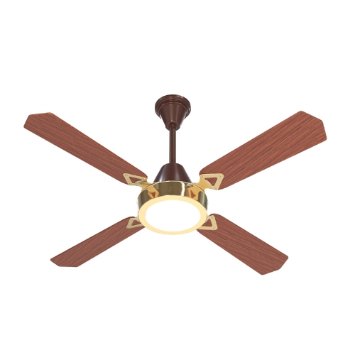 Ventilador De Techo Con Luz Severbon 30135 Madera 35w