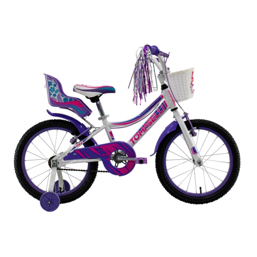 Bicicleta Para Niños Tomaselli R16 Rider Full Lila