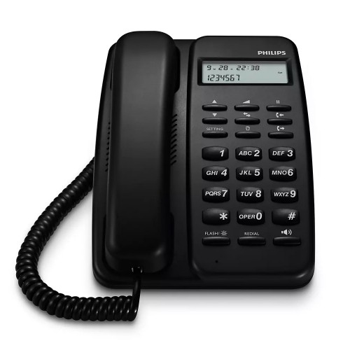 Teléfono Fijo Philips Crd150b/77 2.6