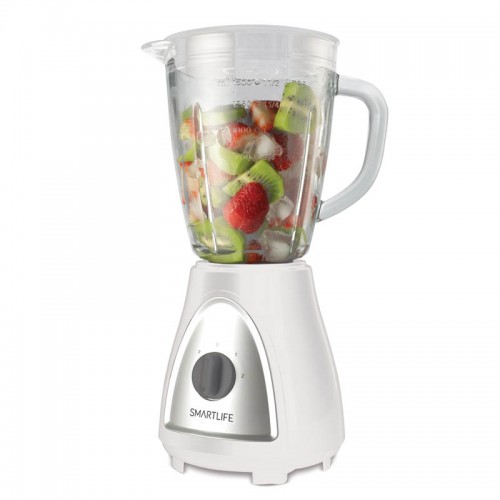 Licuadora Smartlife Sl-bl1008 400w Jarra Vidrio 1,5 Lts Blanca