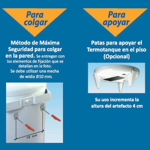 Imagen miniatura Termotanque A Gas Ecotermo Le51 C/sup 51 Lts Ge