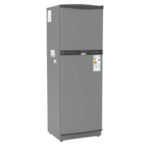 Heladera Con Freezer Bambi 2f1800ba 386 Lts Gris Plata