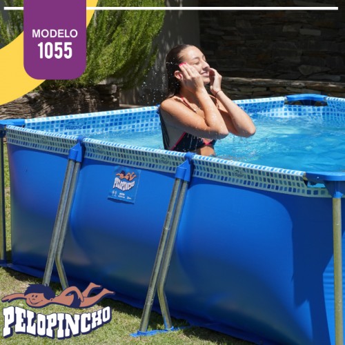 Imagen miniatura Pileta De Lona Pelopincho 1055 4500 L 3 X 2 X 0,75 Mts