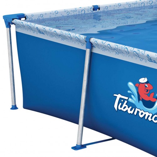 Imagen miniatura Pileta De Lona Tiburoncito N 3 2300 Lts 2.21 X 1.60 X 0.65 M