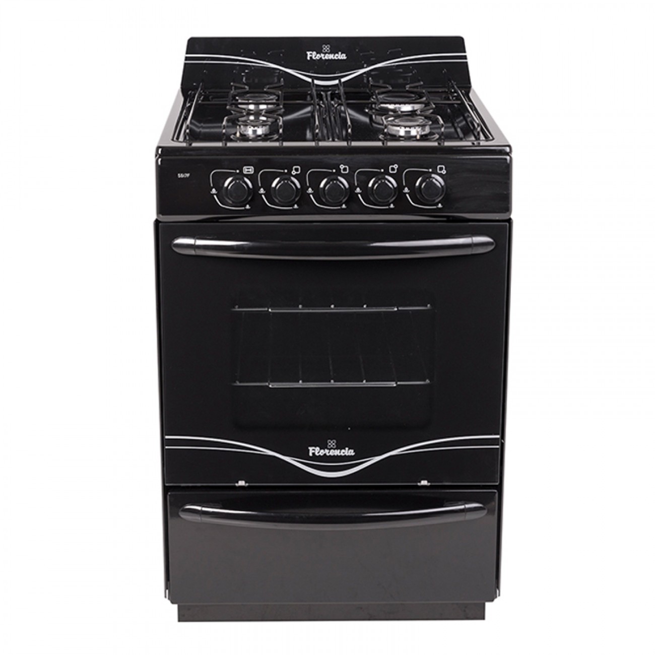 Imagen Cocina Florencia 5517f Negra Facil Limpieza Enlozado Durpox