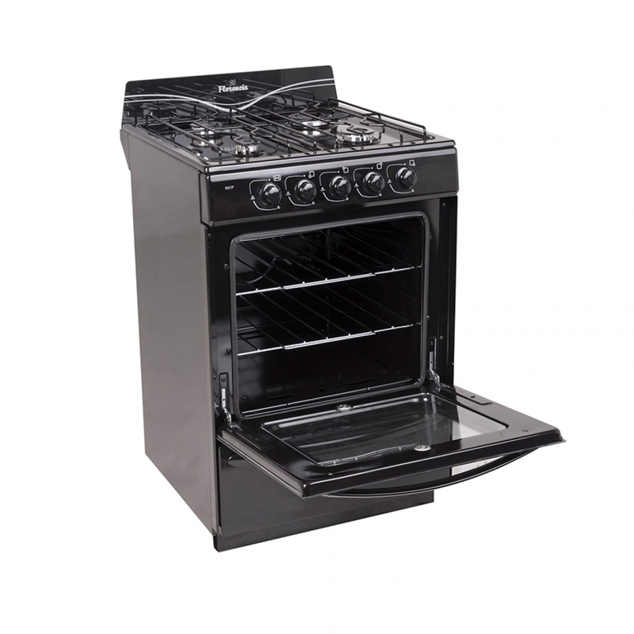 Imagen Cocina Florencia 5517f Negra Facil Limpieza Enlozado Durpox