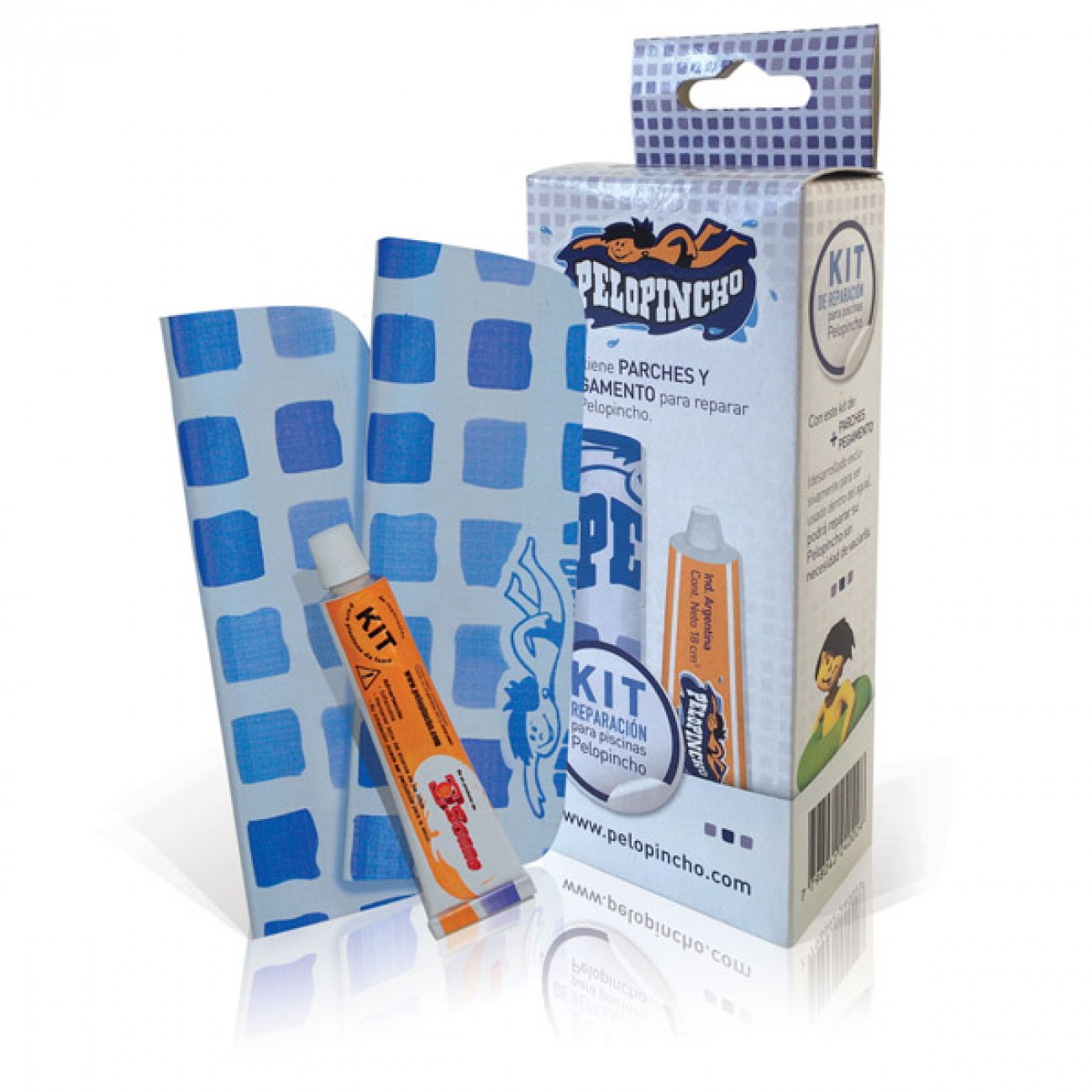 Imagen Kit De Reparaci&oacute;n De Piletas Pelopincho Parche Y Pegamento