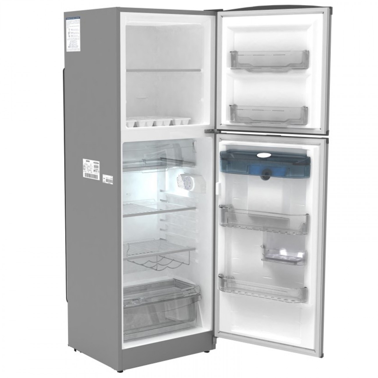 Imagen Heladera Con Freezer Bambi 2f1800pda 386 L Gris Dispenser