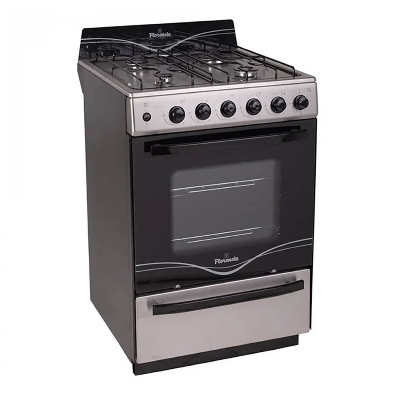 Imagen Cocina Multigas Florencia 5538f 56cm Inox Encen Timer Manual