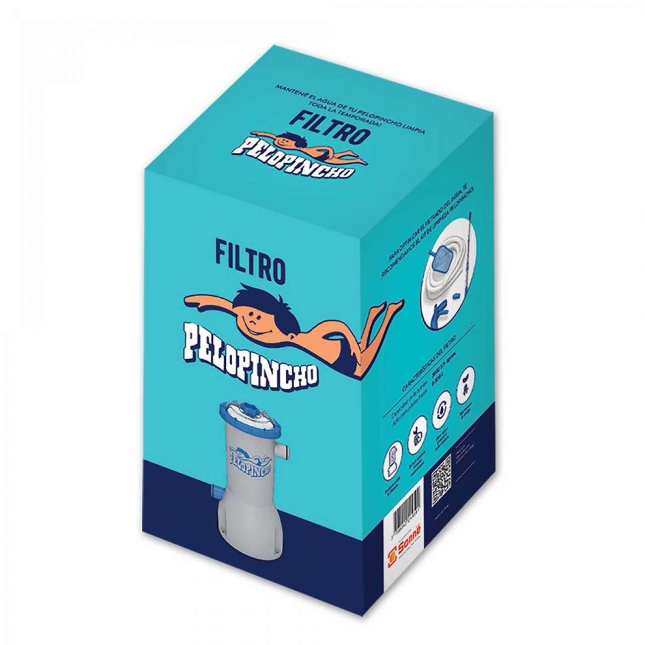 Imagen Bomba Con Filtro Para Pileta Pelopincho 3800 L/h