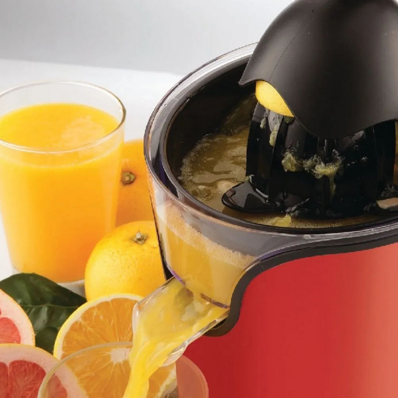 Imagen Exprimidor De Jugo Eléctrico Peabody Pe-ec402r 100w C/manija