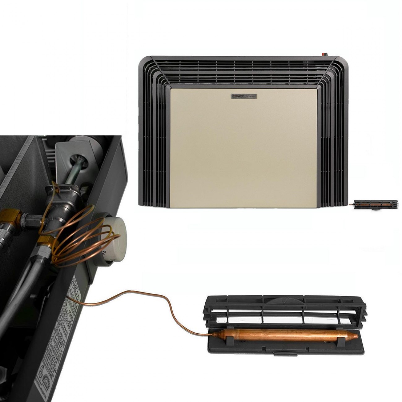 Imagen Calefactor Tiro Balanc Eskabe Titanio Tttb5te 4800c Electric