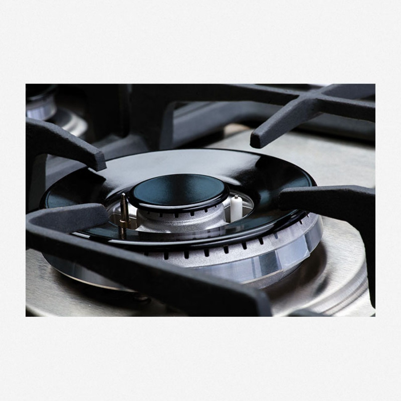 Imagen Anafe A Gas Empotrable Orbis 735az3m 5 Bocas Acero Inox