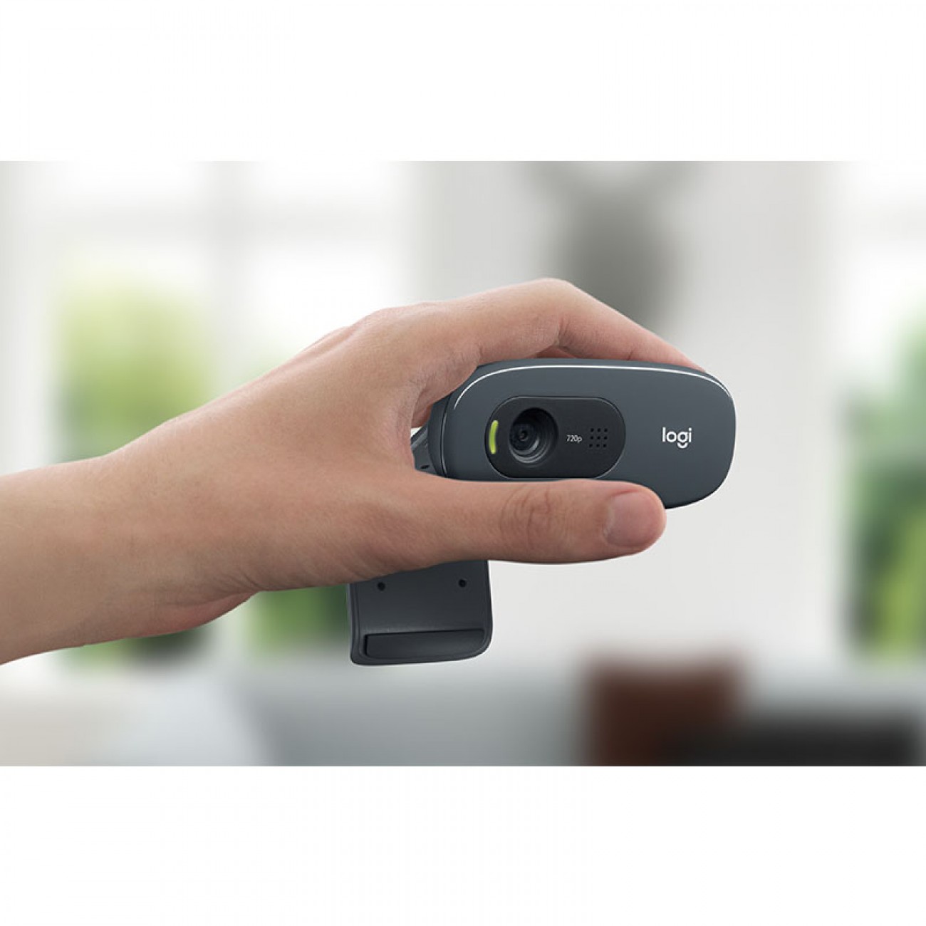 Imagen Cámara Web Webcam Logitech C270 Hd 720p Micrófono