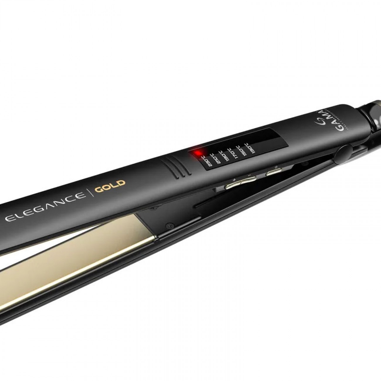 Imagen Planchita De Pelo Gama Gold Elegance Led Nano Silver