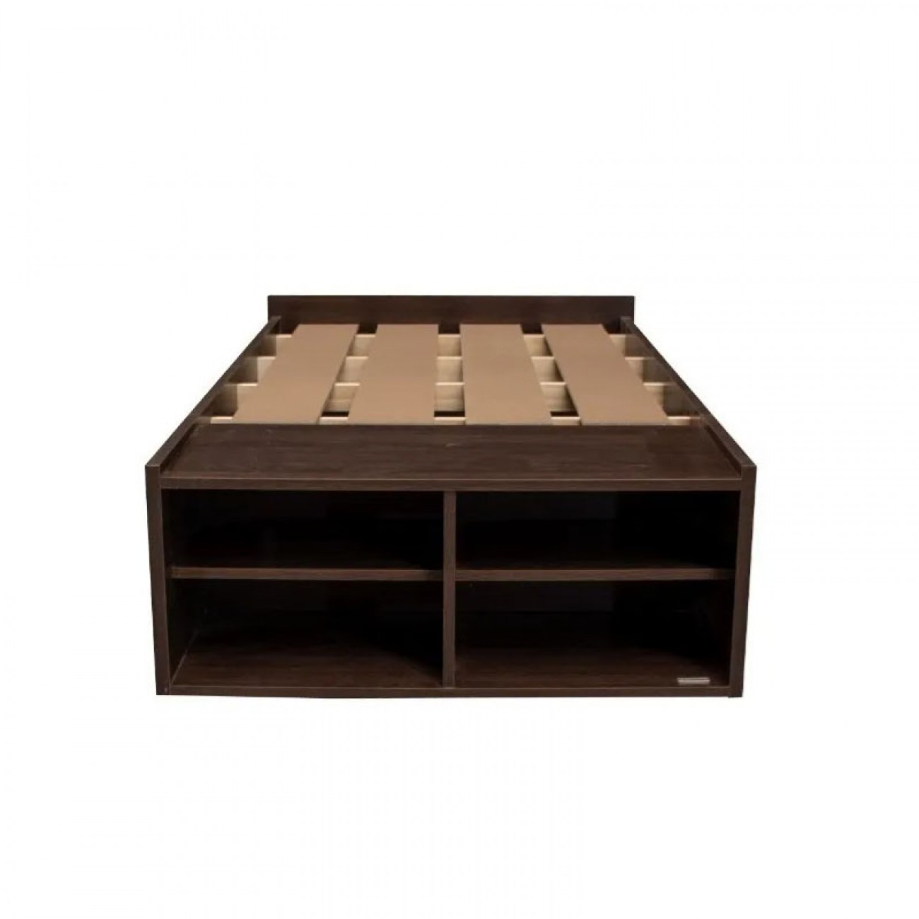 Imagen Cama 1 Plaza Platinum 952 0.90m Con Espacio De Guardado Tabaco