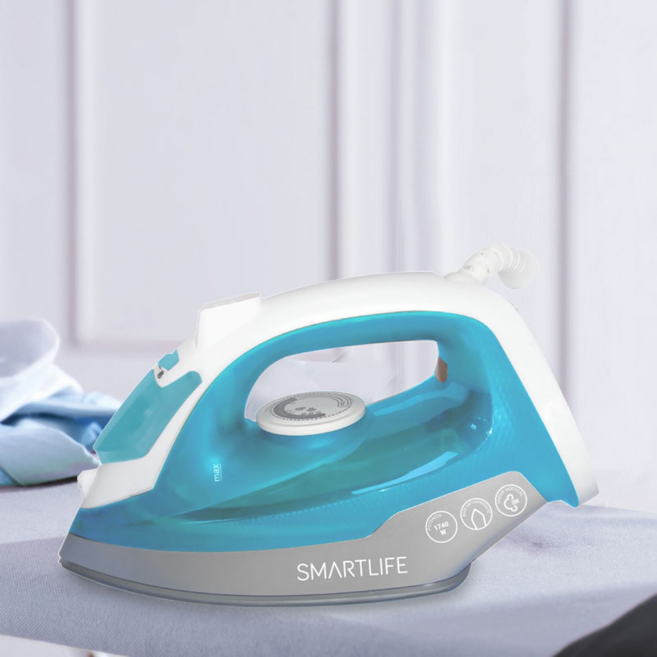 Imagen Plancha A Vapor Smartlife Sl-si2473pn 1740w Antiadherente