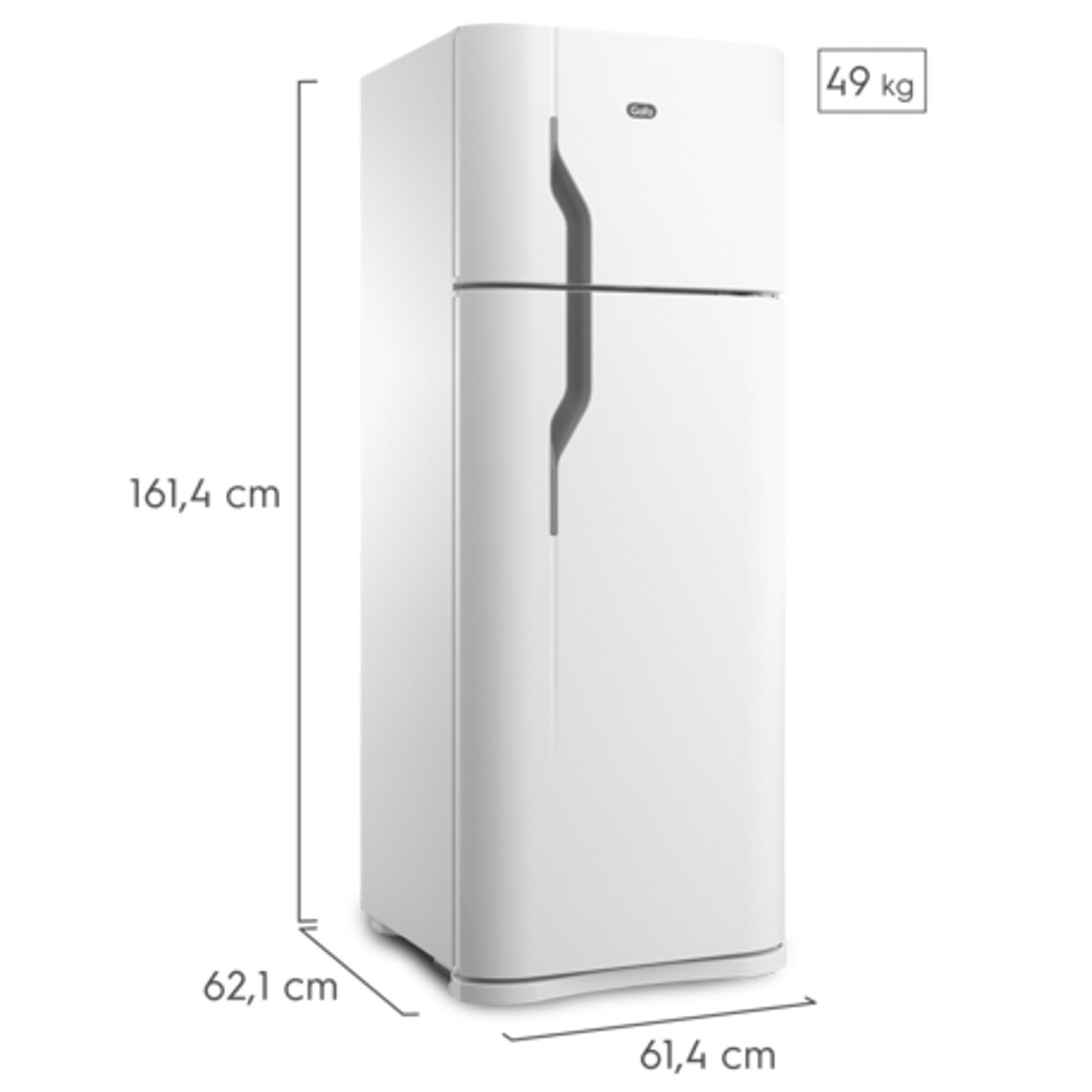 Imagen Heladera Con Freezer Gafa Hgf368afb 330 Lts Blanca