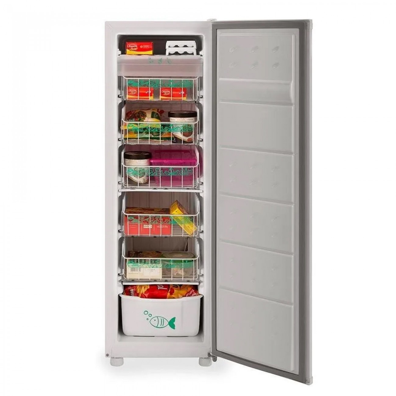 Imagen Freezer Vertical Eslabón De Lujo Evu22d1 142 Lts Blanco
