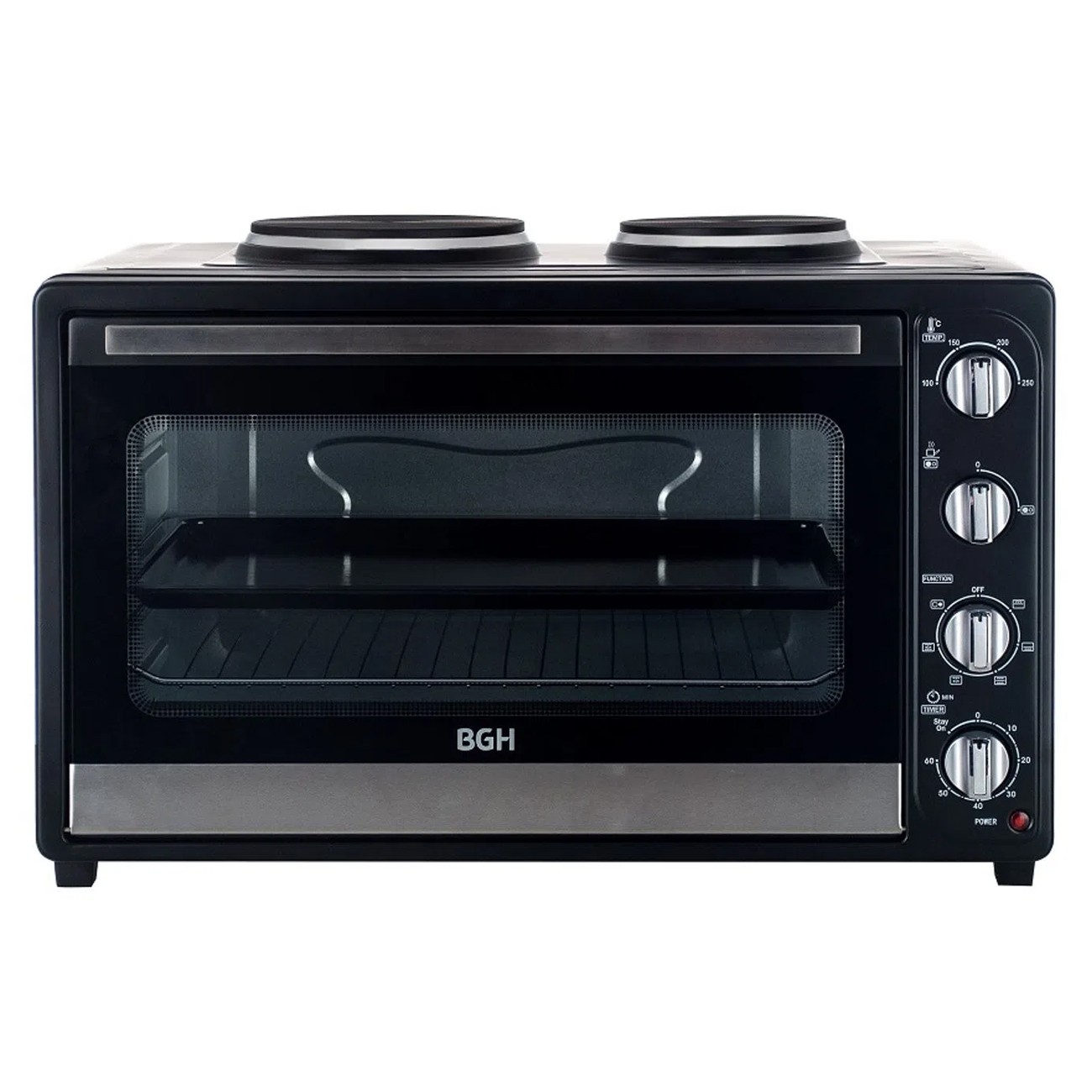 Imagen Horno Eléctrico Bgh Bhe64m20a 64 Lts 2 Anafes 3200w Grill