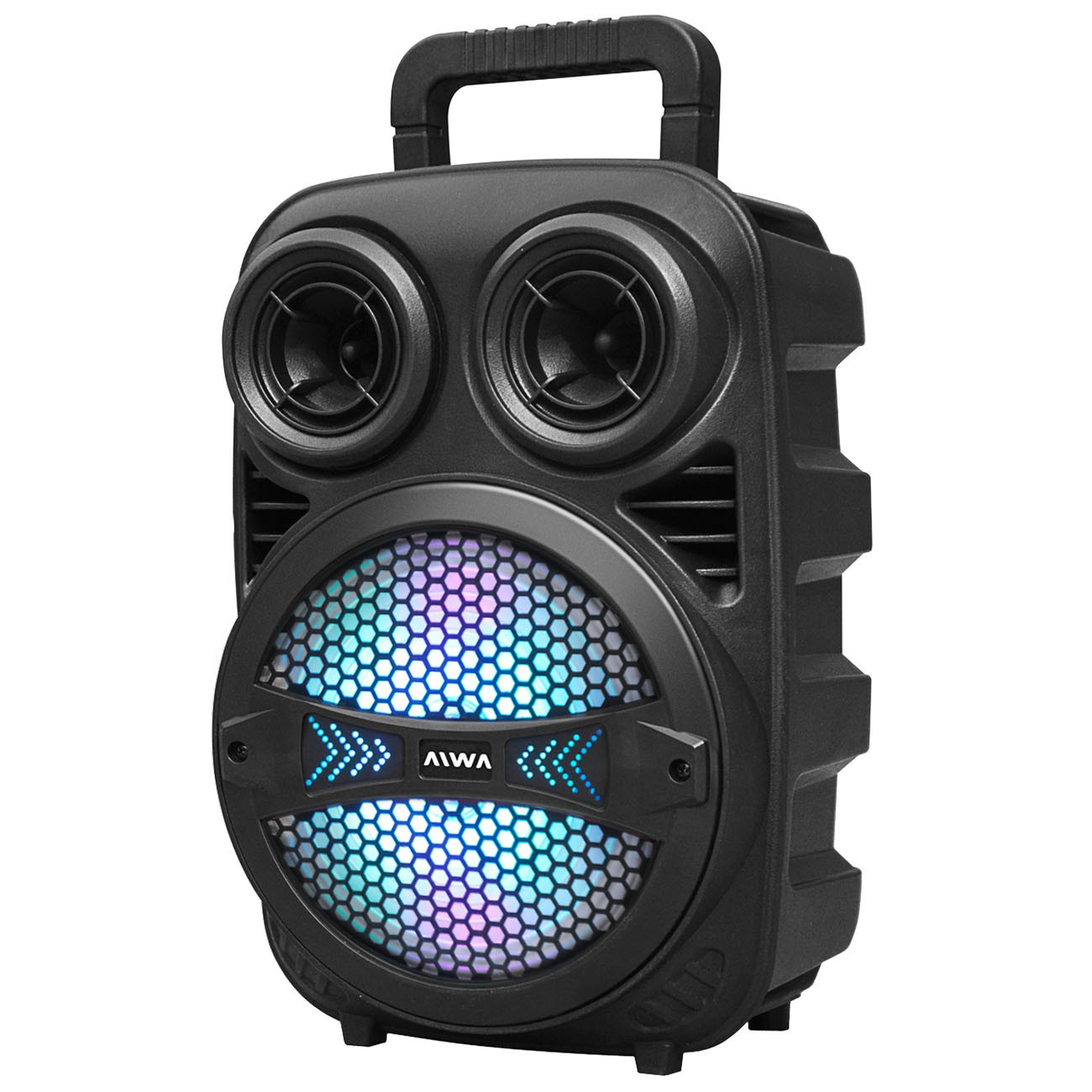 Imagen Parlante Portátil Aiwa Aw-p240d-sn 8w Rms 8" Bluetooth