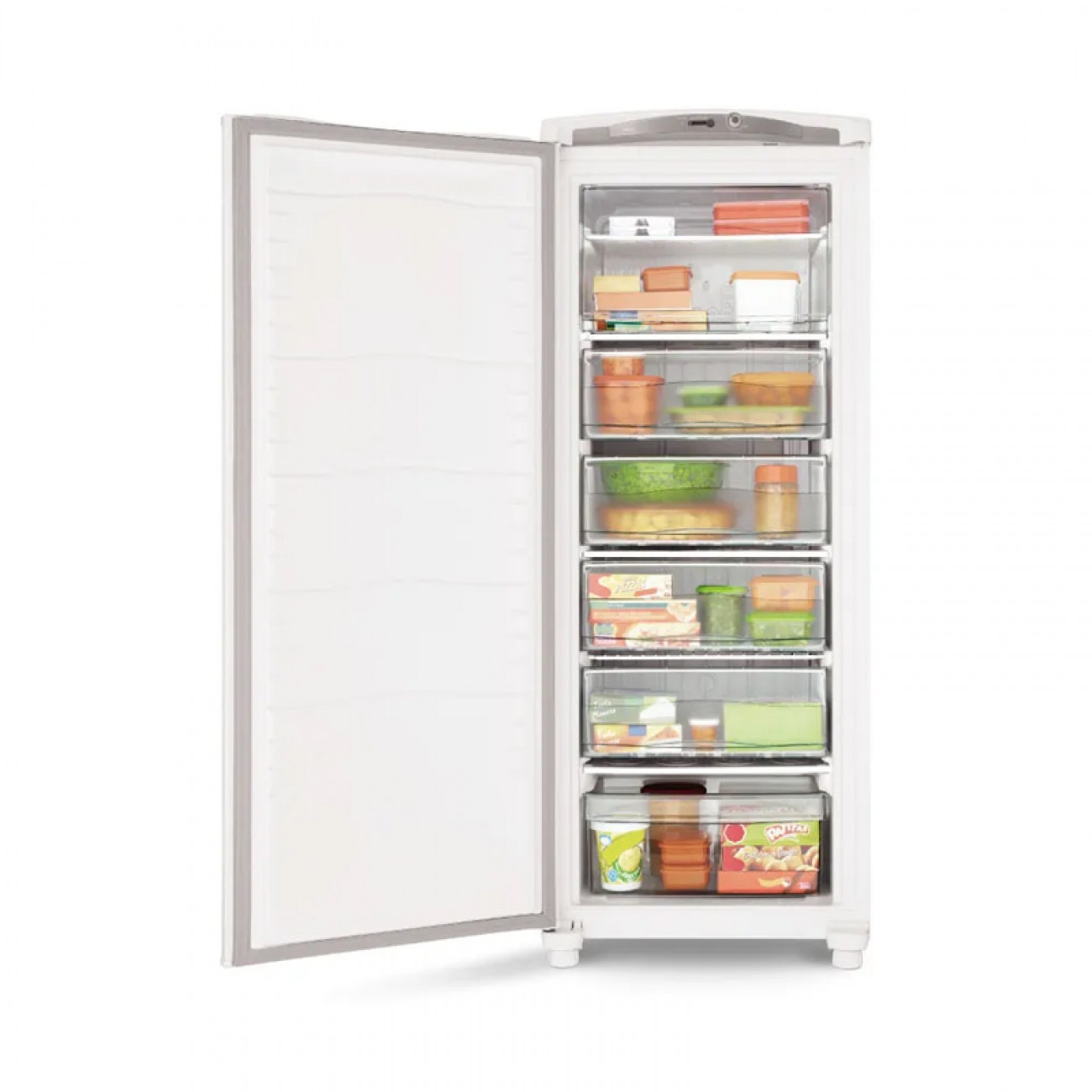 Imagen Freezer Vertical Whirlpool Wvu27d2 231 Lts Blanco