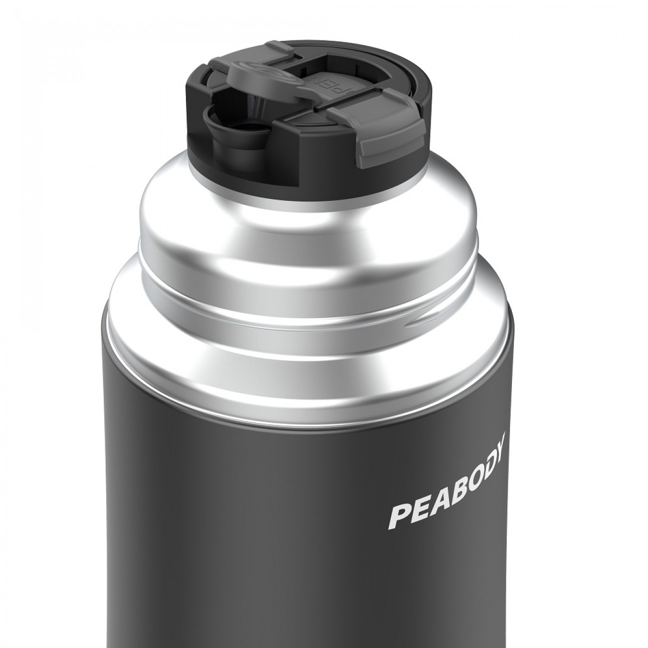Imagen Termo Eléctrico Peabody Pe-eta1001n Etermo 1 L Mate+bombilla Negro