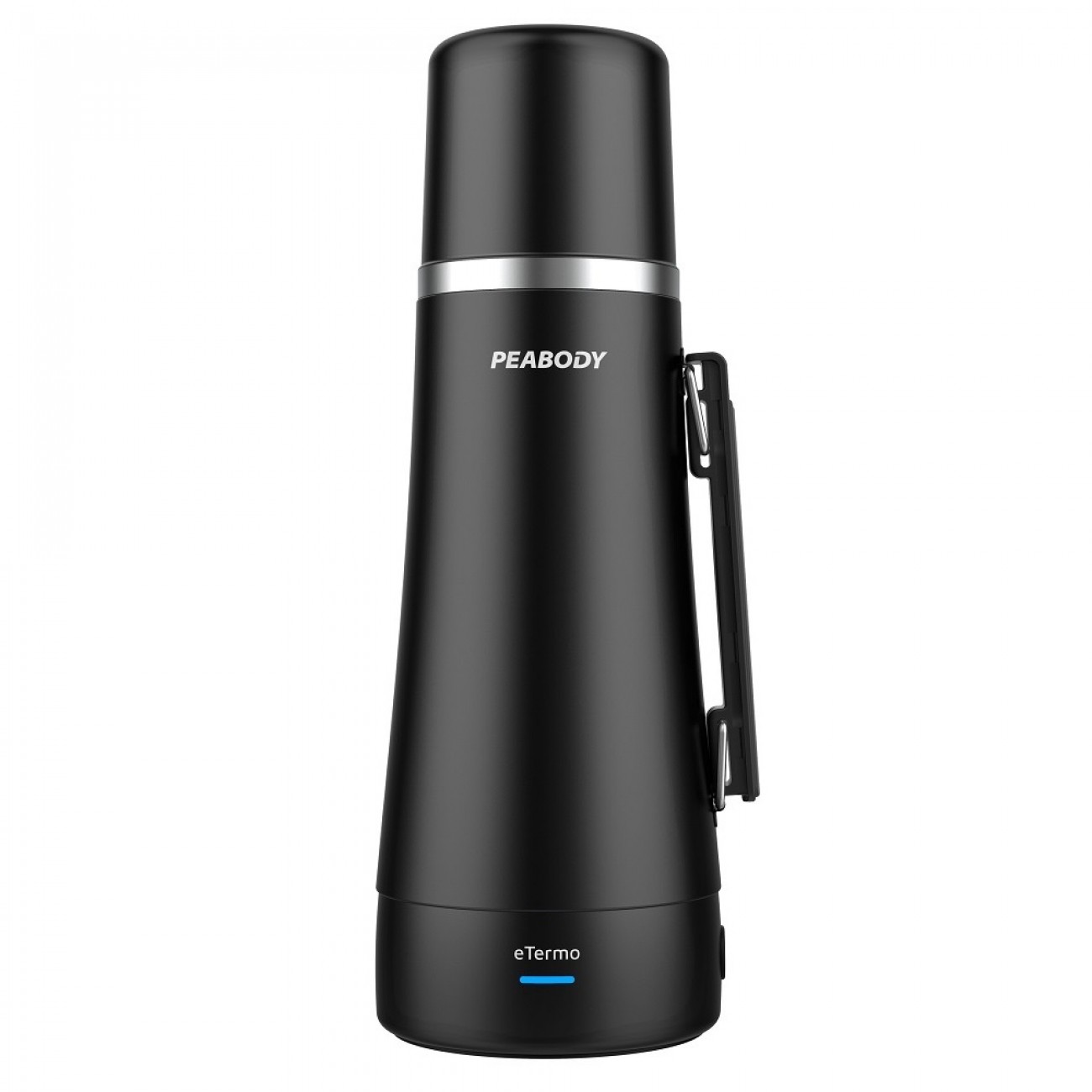 Imagen Termo Eléctrico Peabody Pe-eta1001n Etermo 1 L Mate+bombilla Negro