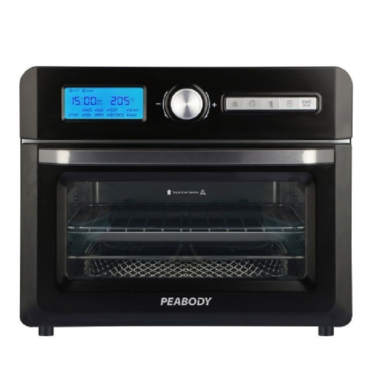 Imagen Horno Eléctrico Y Freidora De Aire Peabody Pe-hdm15n 15l Led