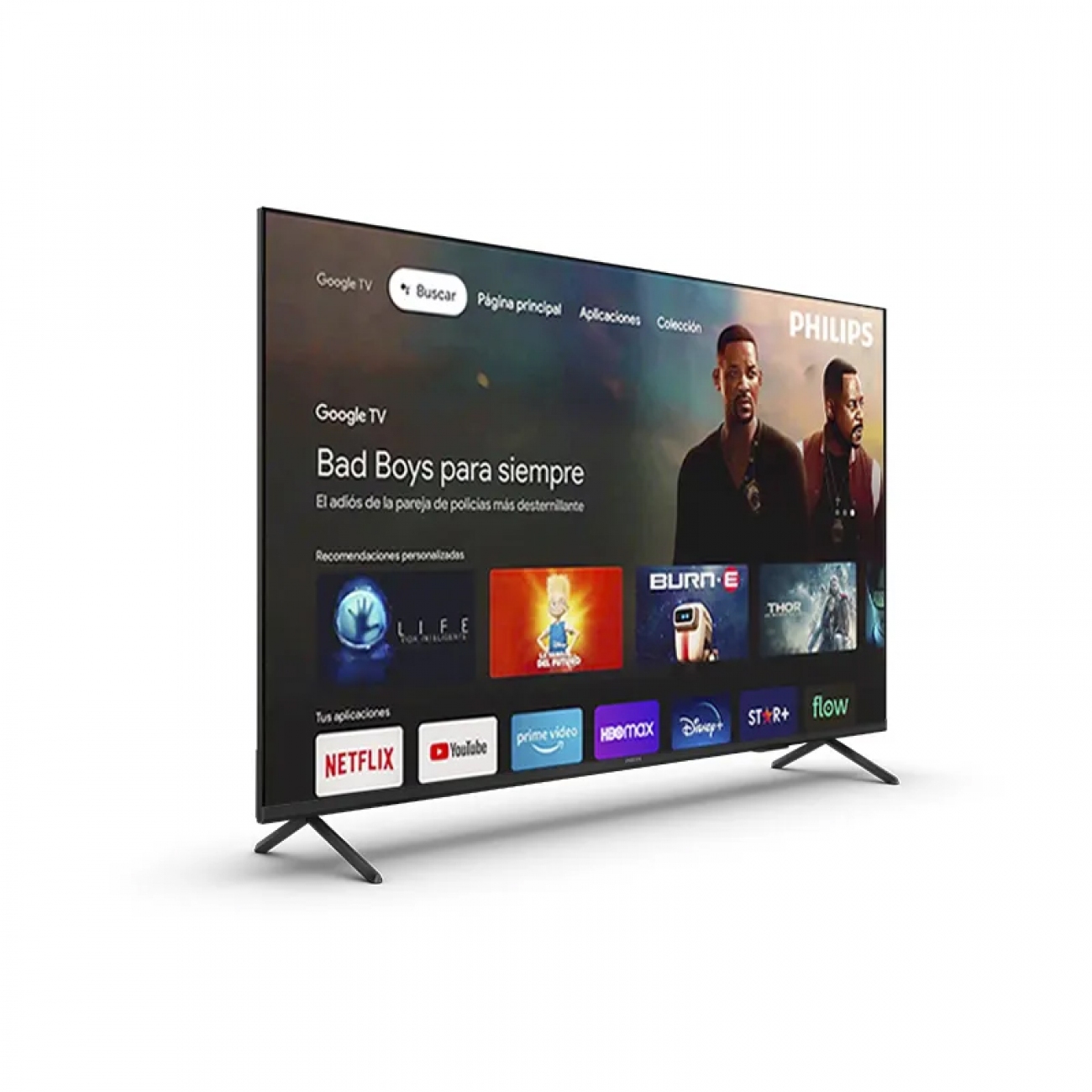 Imagen Smart Tv Led 55" Philips 55pud7408/77 Google Tv 4k