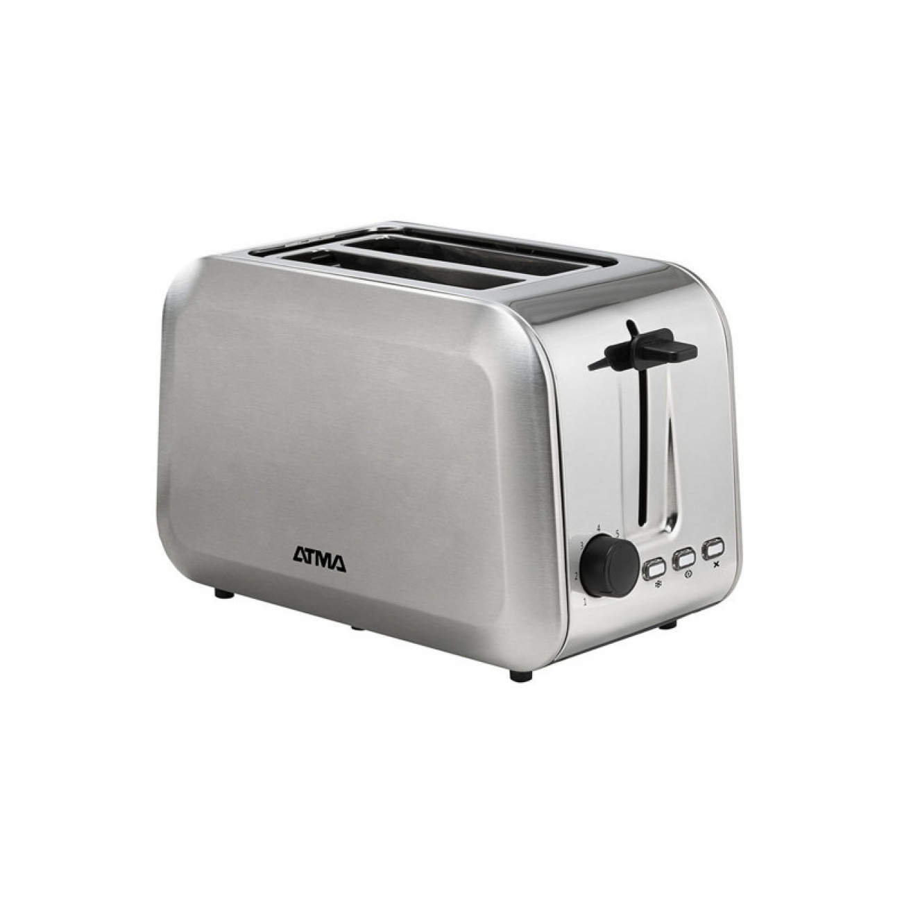 Imagen Tostadora Eléctrica Atma To8020ip 7 Niveles 2 Band Inox