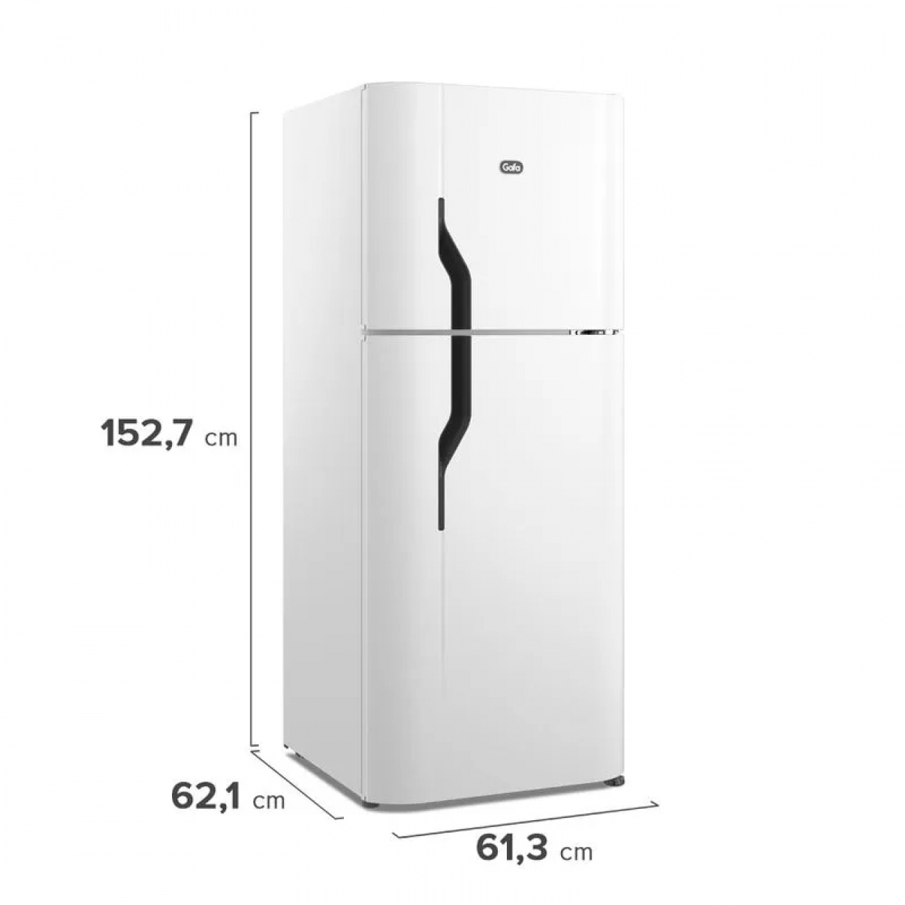 Imagen Heladera No Frost Gafa Hgnf3000b 265 Lts Blanca