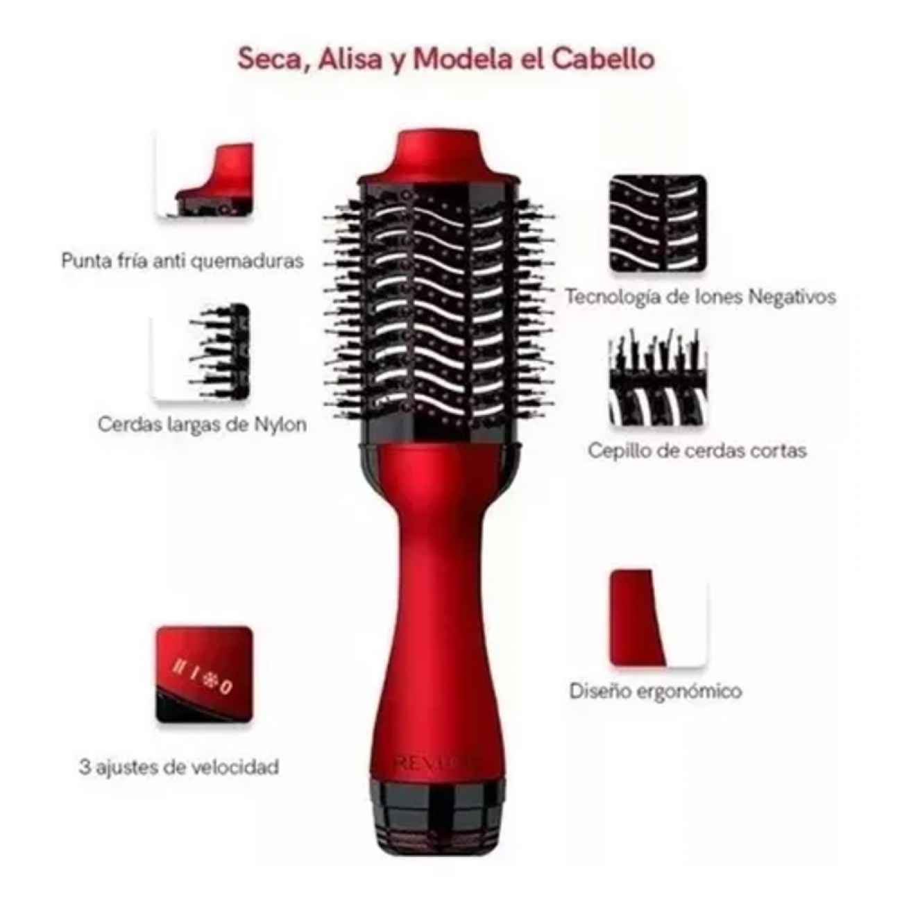 Imagen Cepillo Secador Revlon Rvdr5222rla2av1 Voluminizador