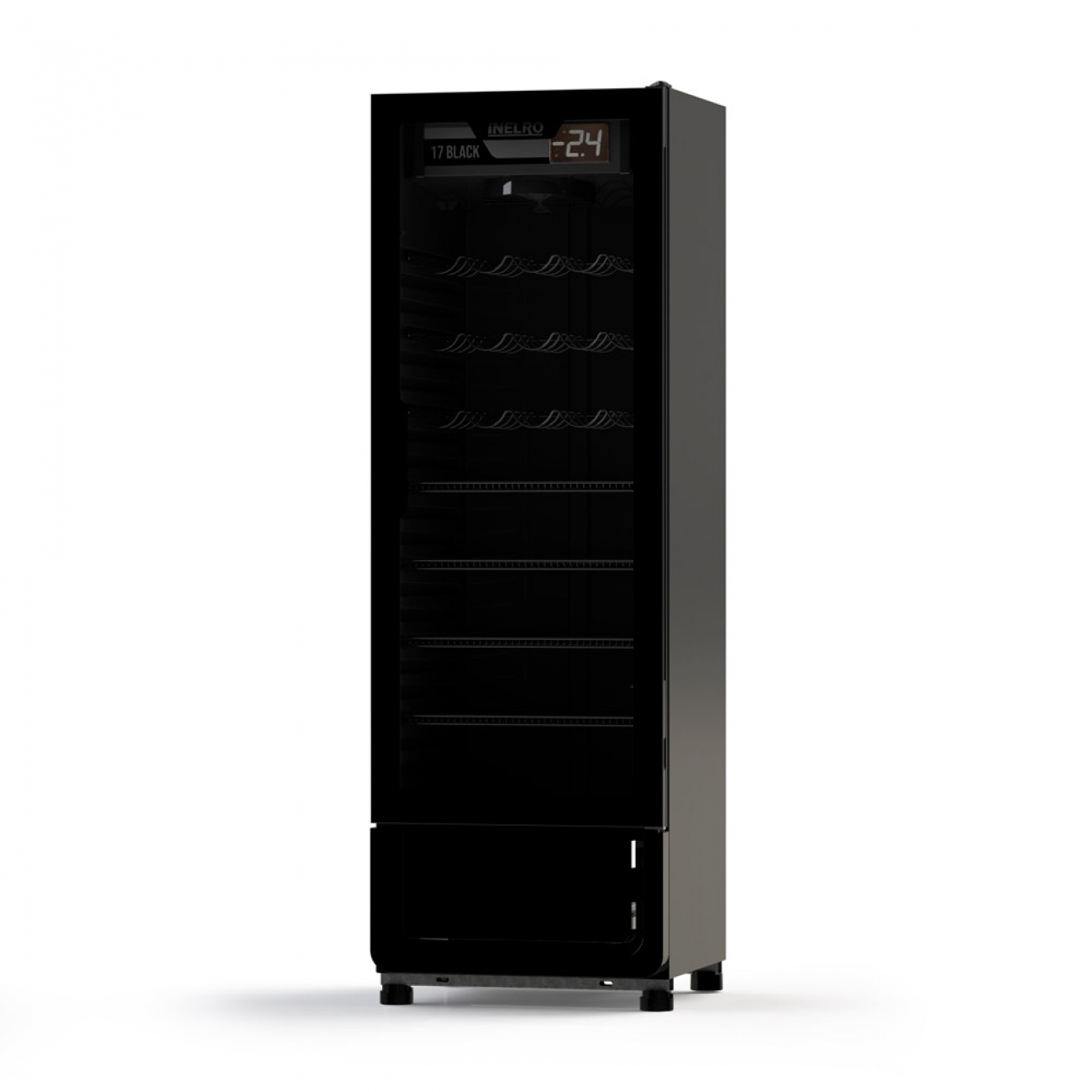 Imagen Heladera Exhibidora Vertical Inelro Mt-17 Ng 428 Lts Negra