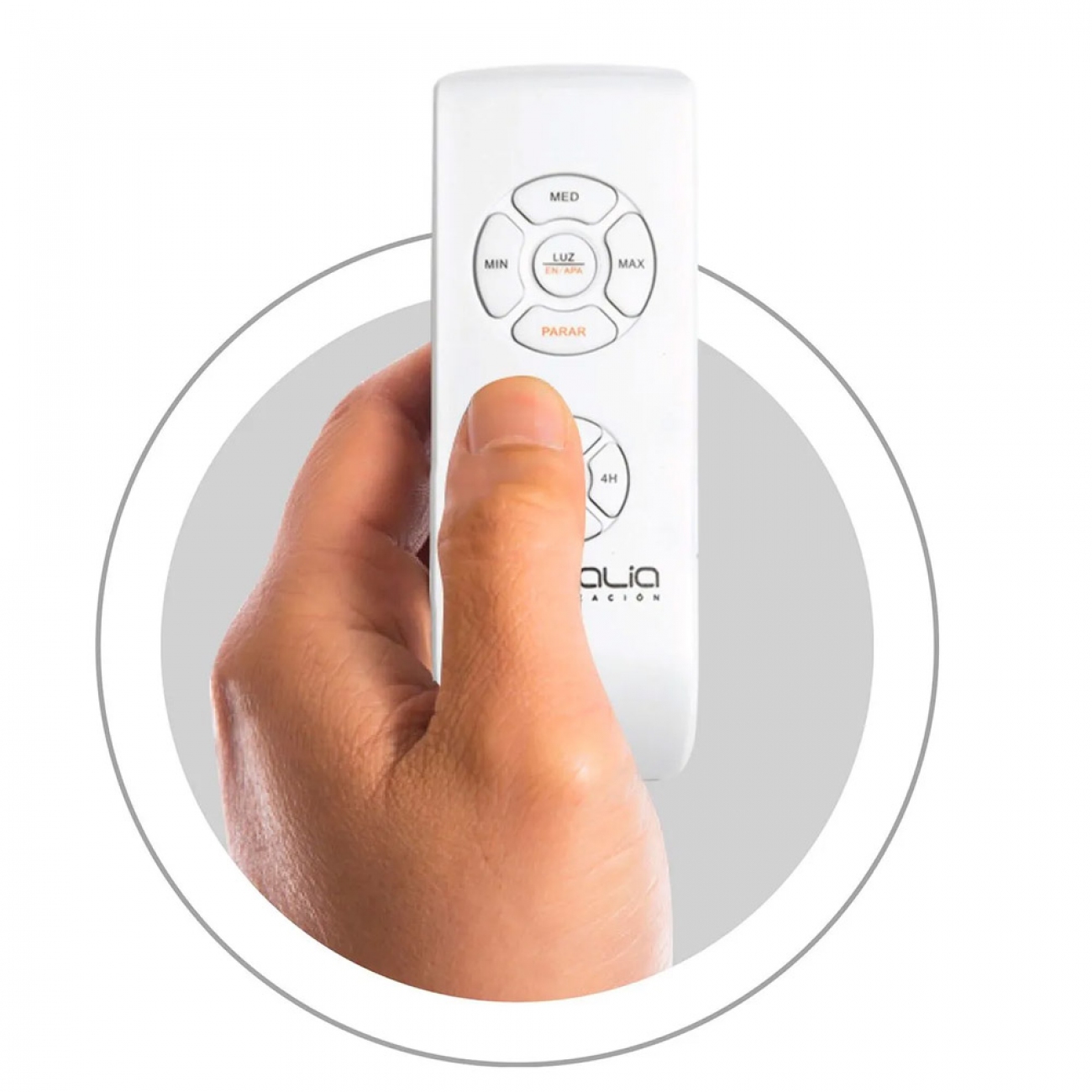 Imagen Ventilador De Techo Con Luz Protalia Y42 65w Retráctil Negro