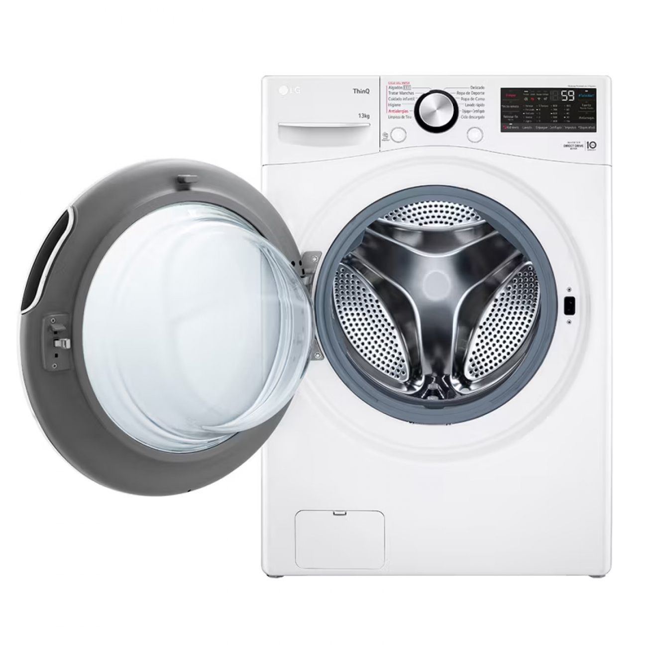 Imagen Lavarropas Inverter Lg Wm13wgs6 13 Kg 1000rpm Blanco