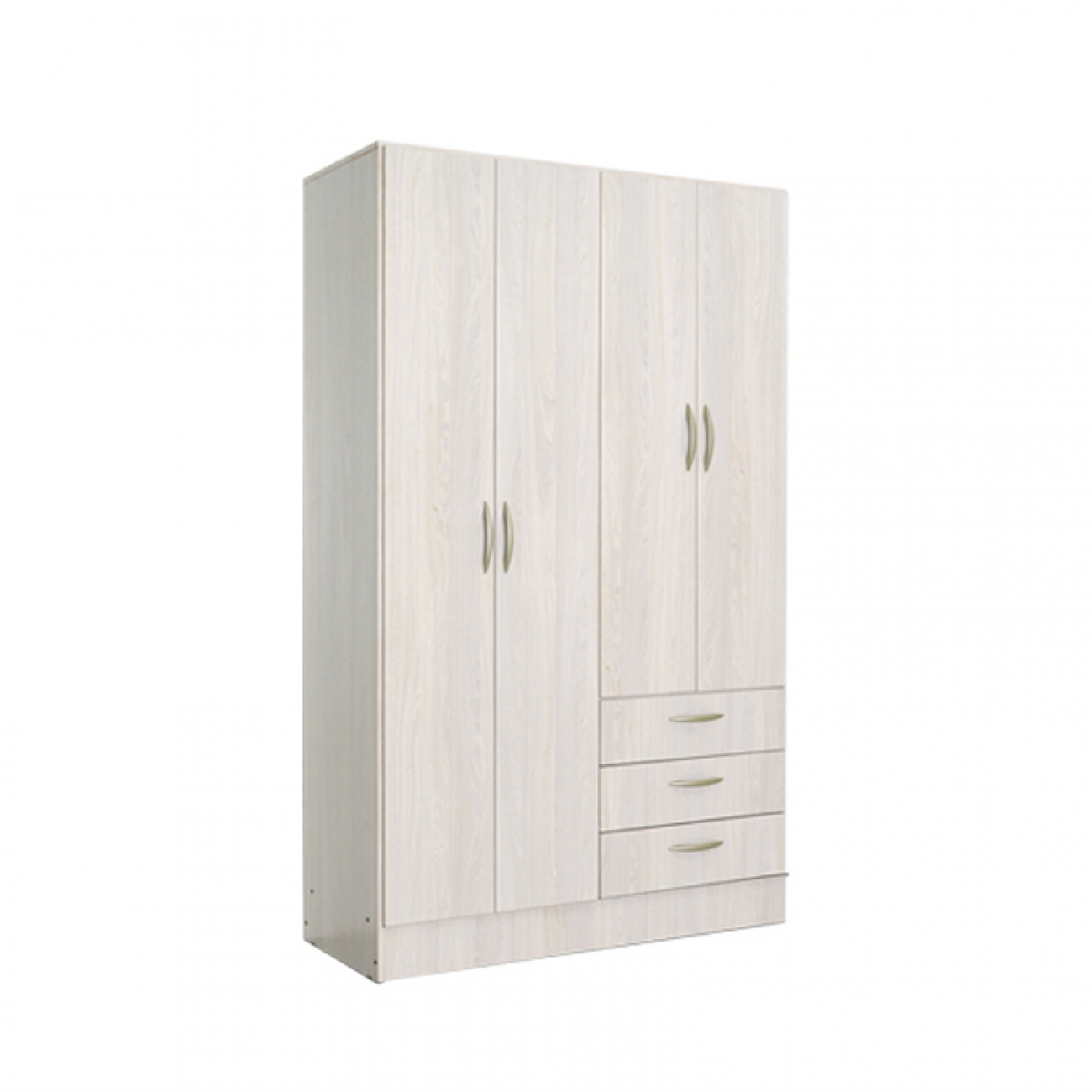 Imagen Placard Ropero Platinum 1004 1,2mts 4 Puertas Gris Andino