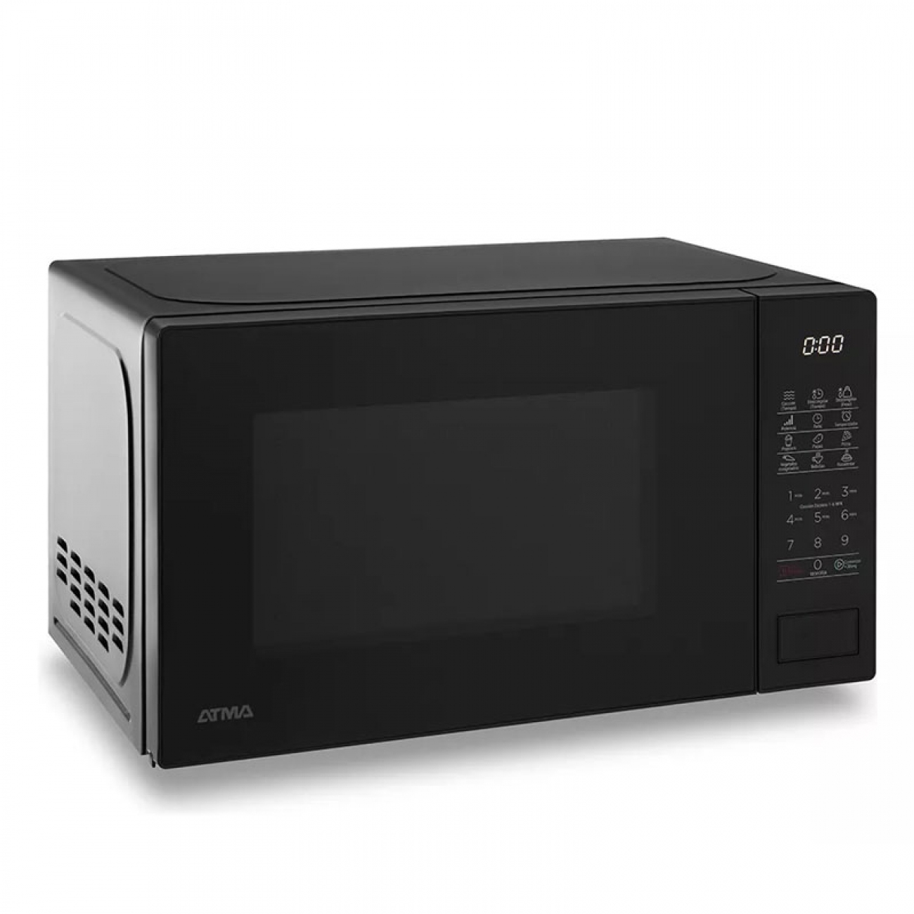 Imagen Microondas Atma Matdb20uap 20 Lts Digital Negro