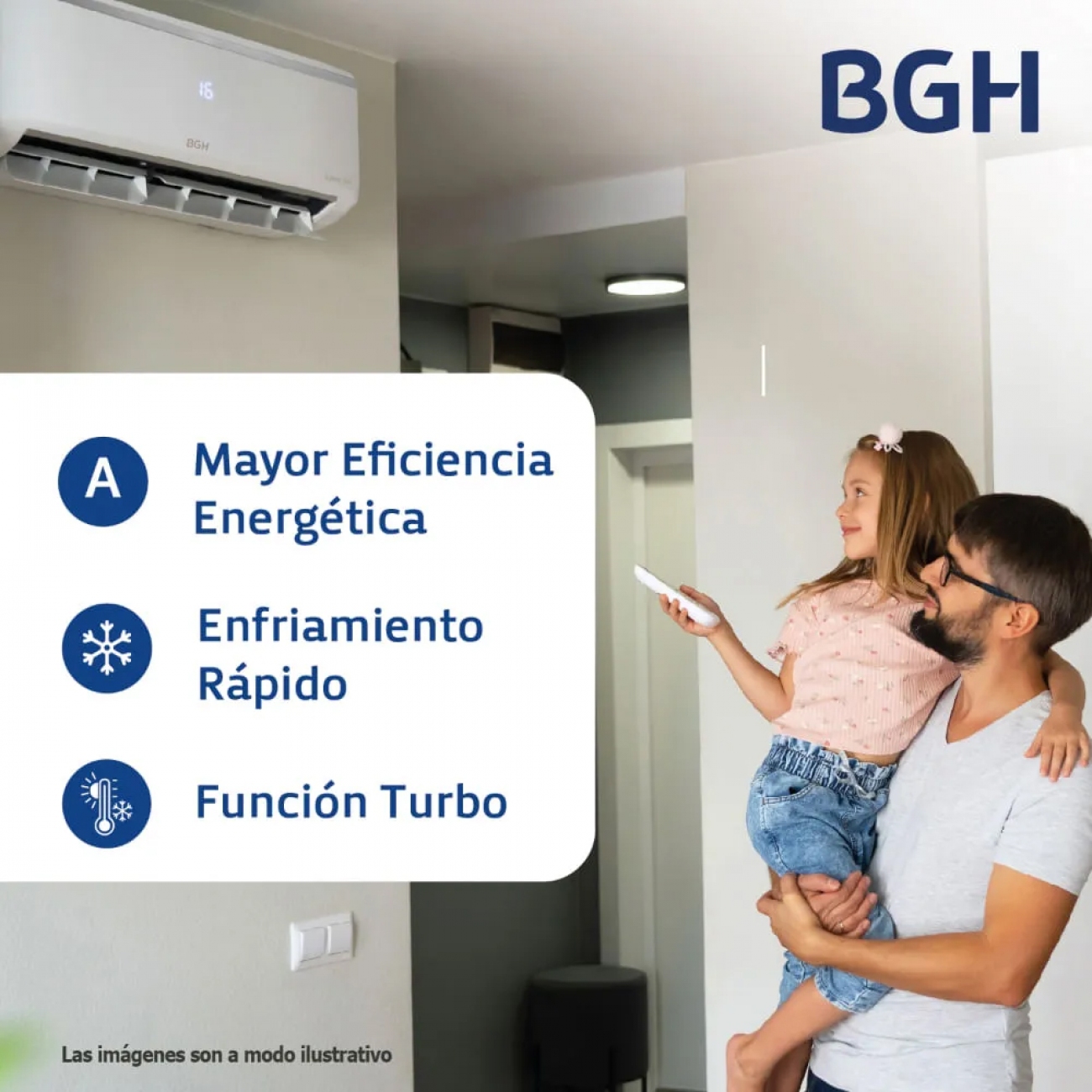 Imagen Aire Acond Split Bgh Bs35wchu 3500w Fri/cal
