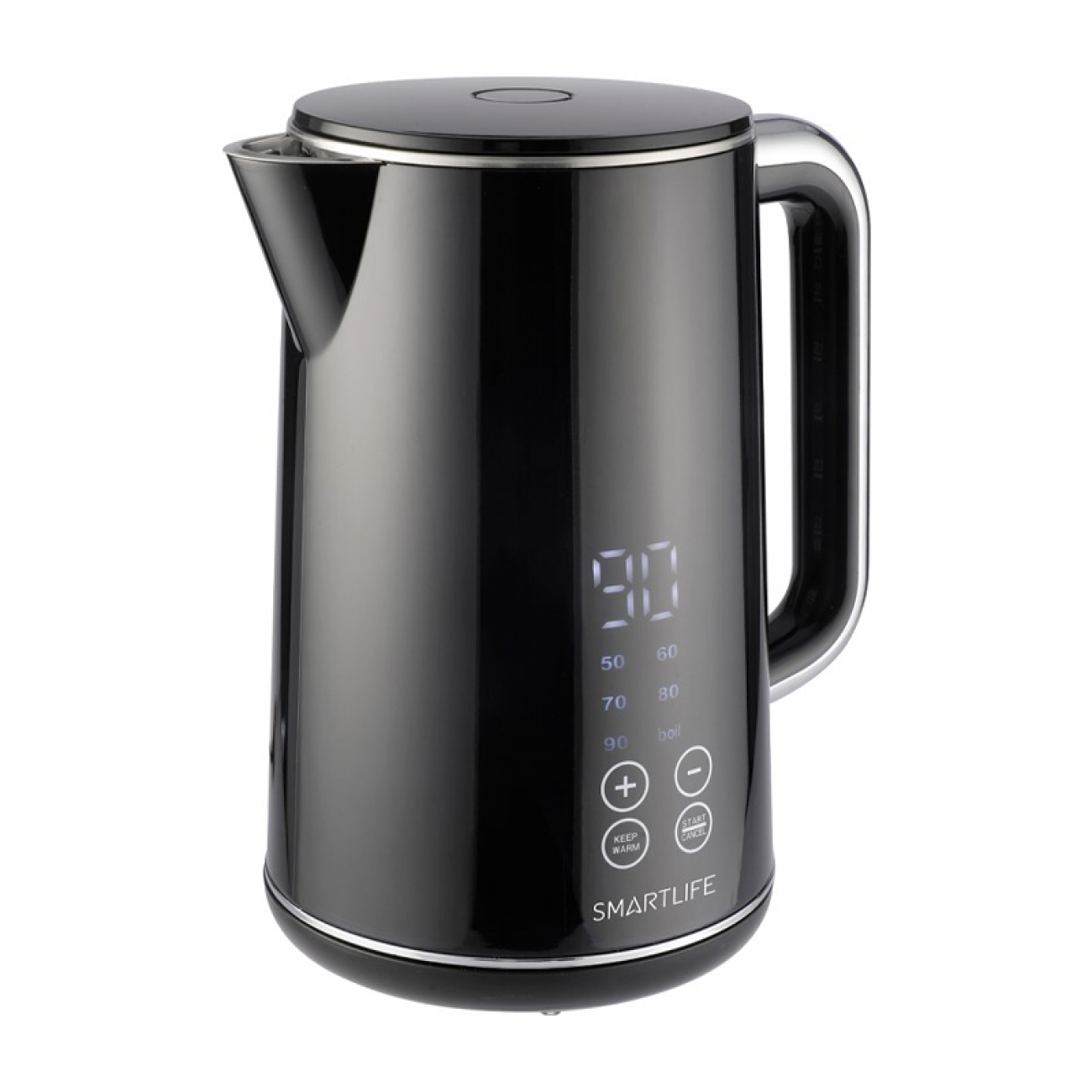 Imagen Pava Eléctrica Smartlife Ekdd1720 1,7 Lt 1850w Digital Negra